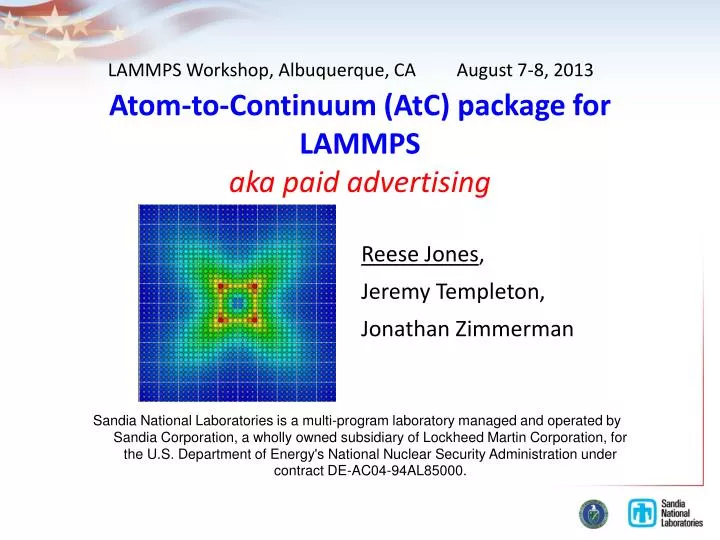 atom to continuum atc package for lammps aka paid advertising