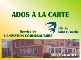 ados la carte