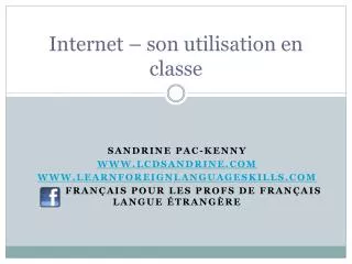 internet son utilisation en classe
