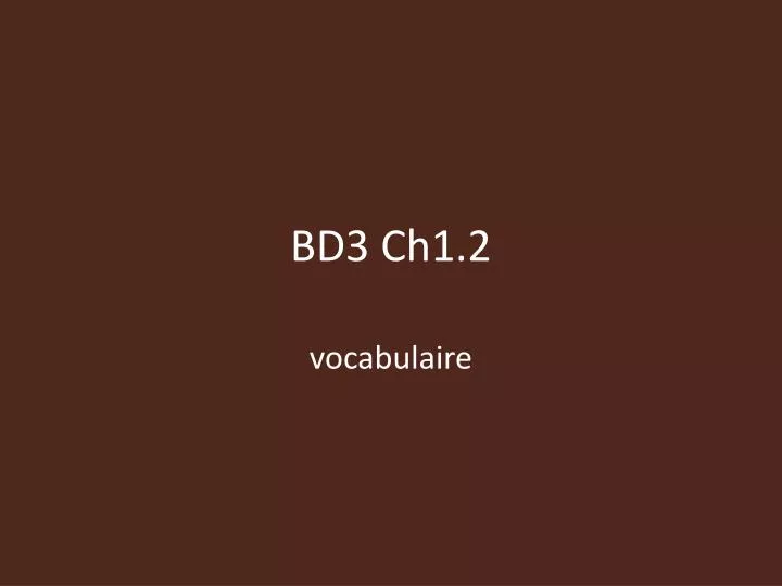 b d3 ch1 2