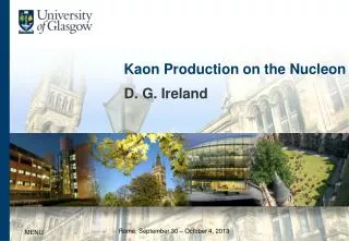 Kaon Production on the Nucleon