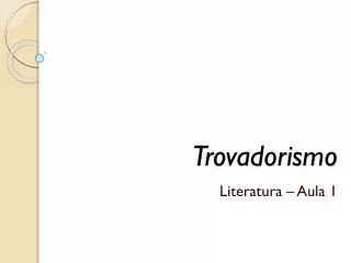 trovadorismo
