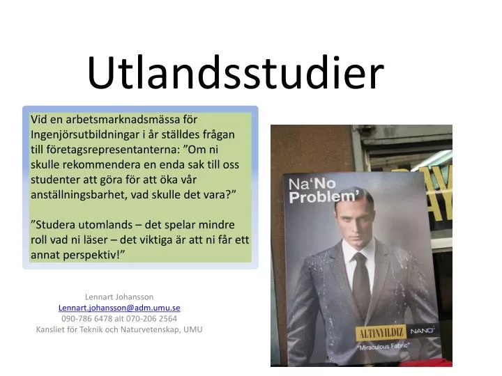 utlandsstudier