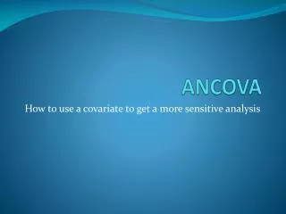ancova