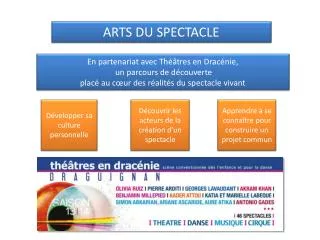 ARTS DU SPECTACLE