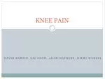 KNEE PAIN - slide 1