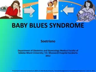 BABY BLUES SYNDROME