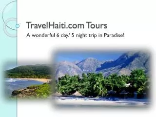 TravelHaiti.com Tours