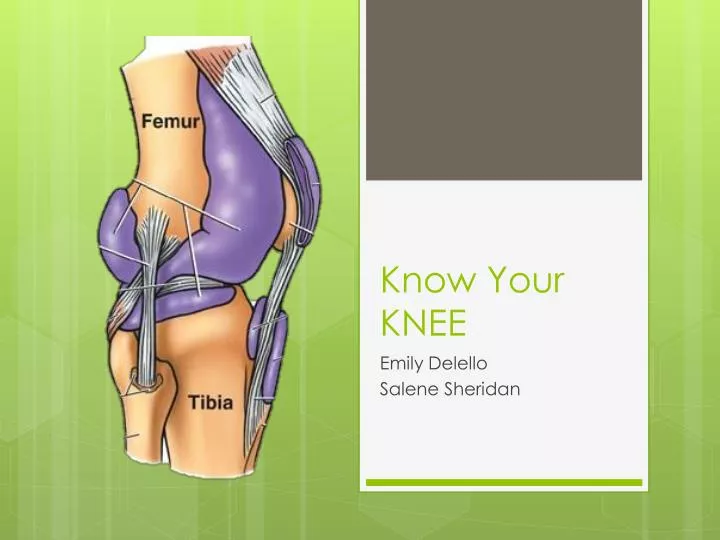 know your knee