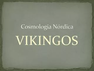 cosmolog a n rdica