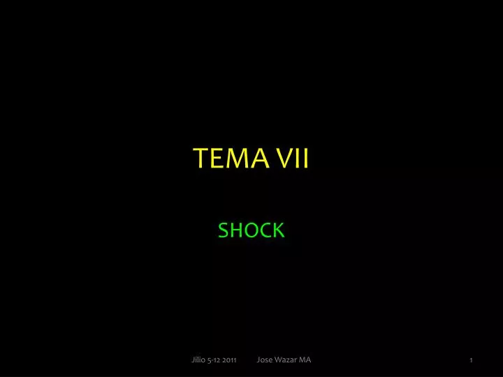 tema vii