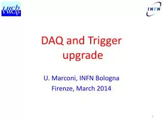 DAQ and Trigger upgrade