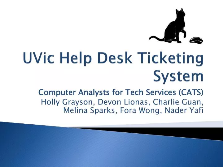 uvic help desk ticketing system