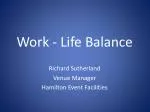 Work - Life Balance - slide 1