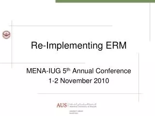 Re-Implementing ERM