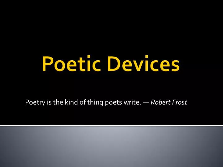 poetry is the kind of thing poets write robert frost
