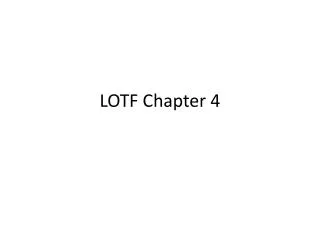 LOTF Chapter 4