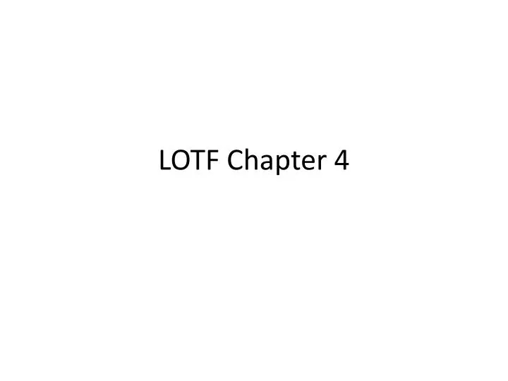 lotf chapter 4