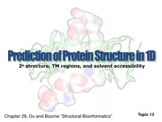 Prediction of Protein Structure in 1D