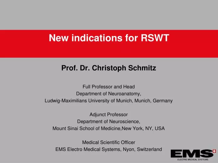 new indications for rswt