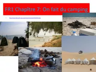 fr1 chap tre 7 on fait du camping