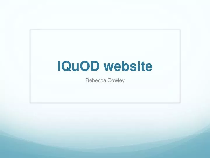 iquod website