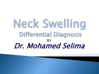 Neck Swelling Differential Diagnosis