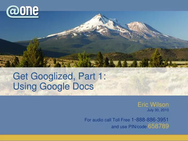 get googlized part 1 using google docs