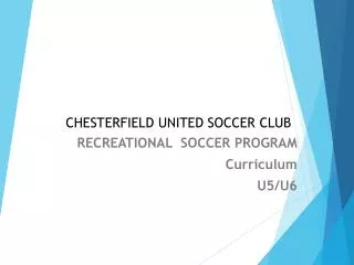 CHESTERFIELD UNITED SOCCER CLUB