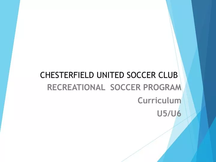 chesterfield united soccer club