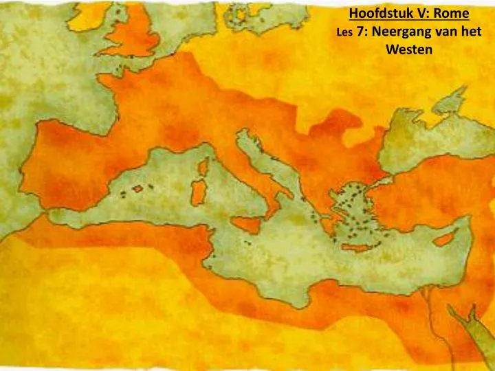 hoofdstuk v rome les 7 neergang van het westen