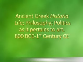 History: Beginnings of Western Civilization Greeks called themselves Hellenes Ethnicity