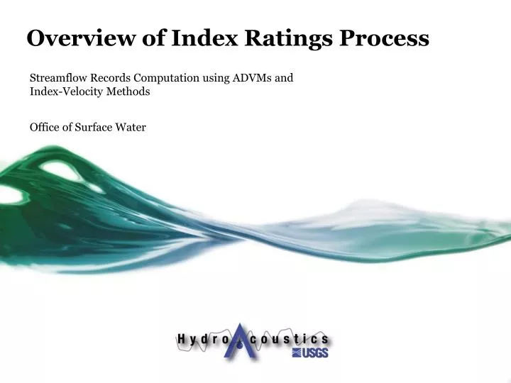 overview of index ratings process
