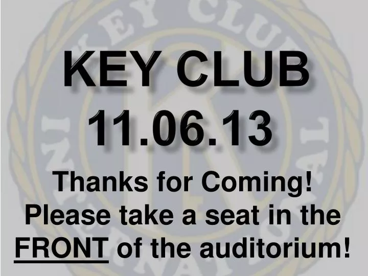 key club 11 06 13