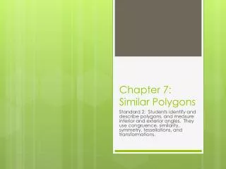 Chapter 7 : Similar Polygons