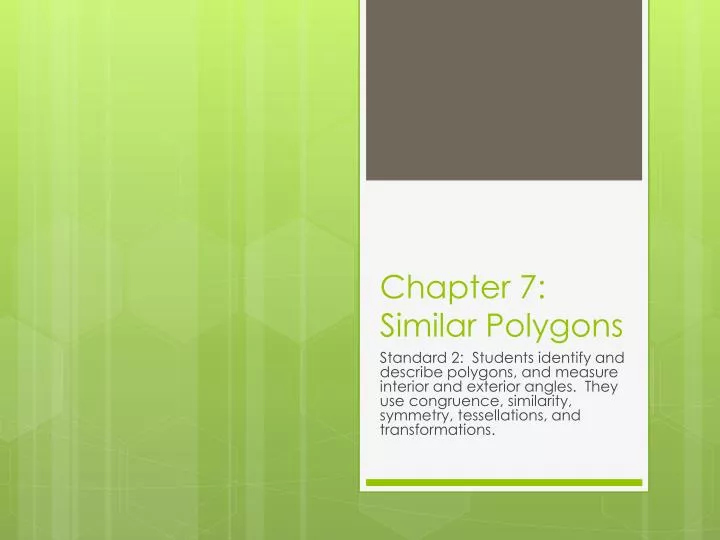 chapter 7 similar polygons