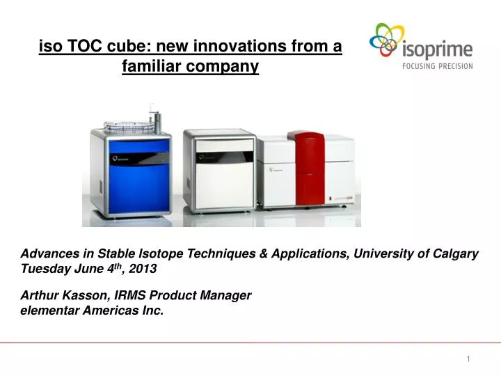 iso toc cube new innovations from a familiar company