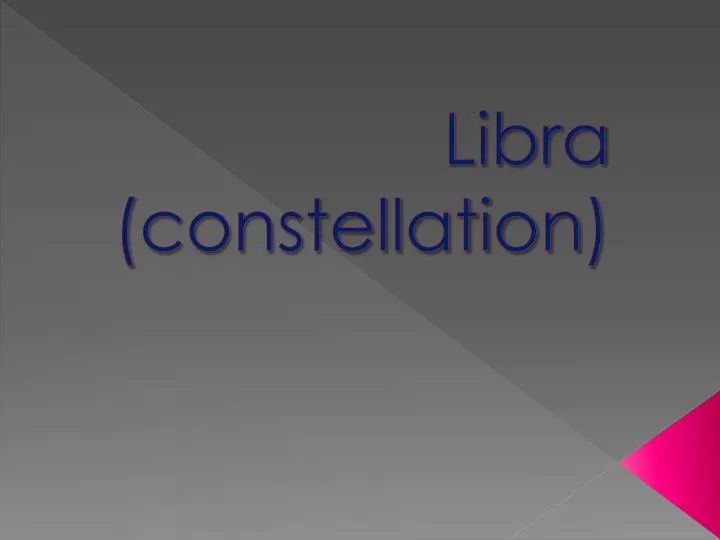 libra constellation