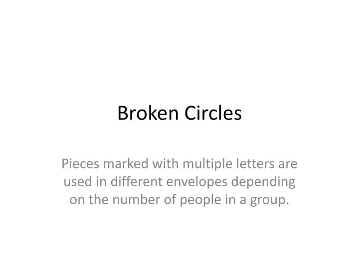 broken circles