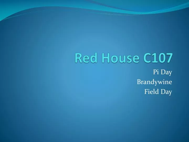 red house c107