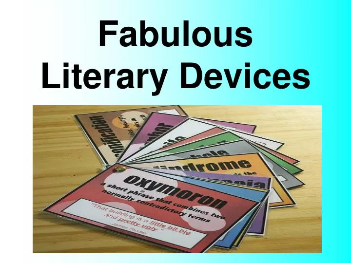 fabulous literary devices