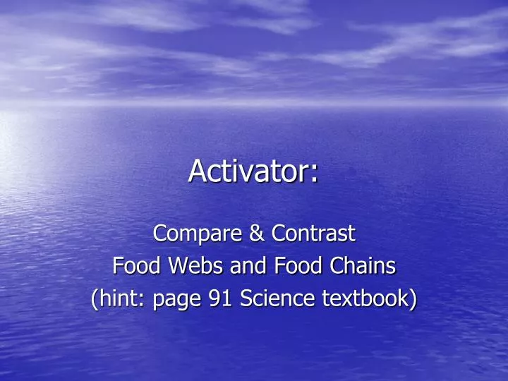 activator