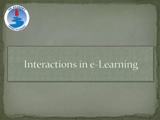 Interactions in e-Learning