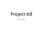 Project ed - slide 1