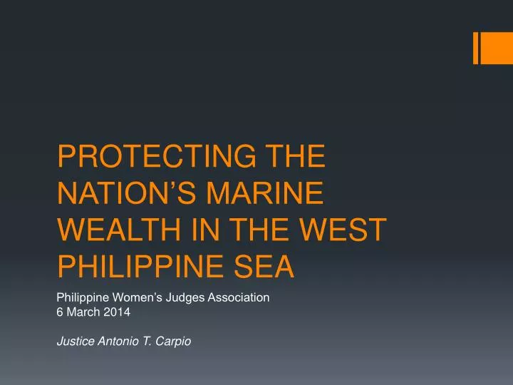 protecting the nation s marine wealth in the west philippine sea