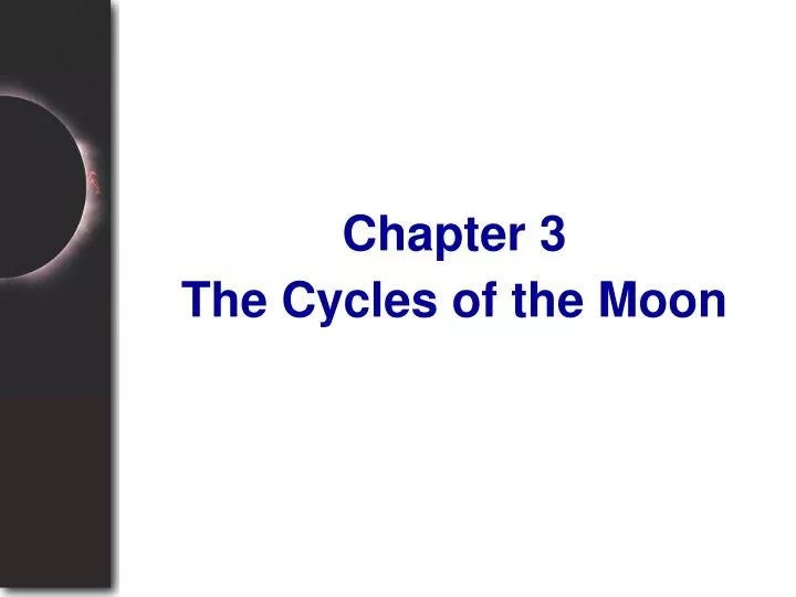 the cycles of the moon