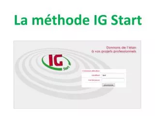 la m thode ig start