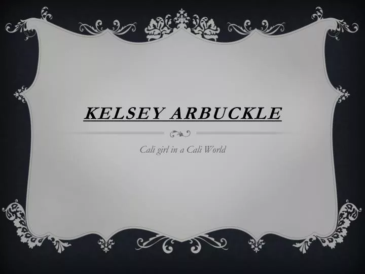 kelsey arbuckle
