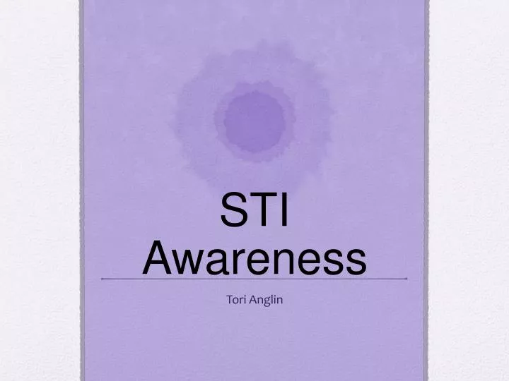 sti awareness