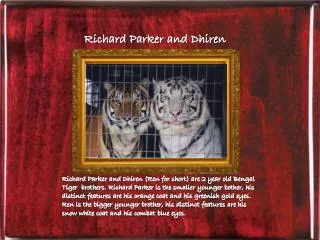 Richard Parker and Dhiren